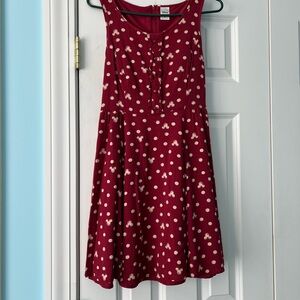 Polka Dot Kids Dress - Red